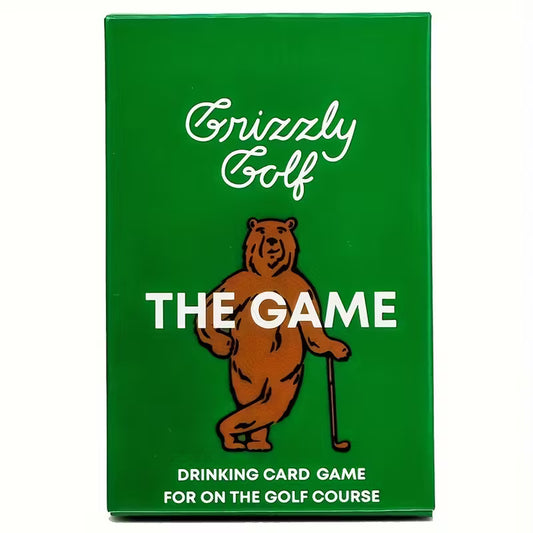 Grizzly Golf "The Game" Drinking Card Game