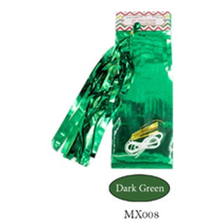 Metallic Tassel Garland (Green Shadow)