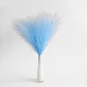 Artificial Lake Blue Pampas Grass Bouquets