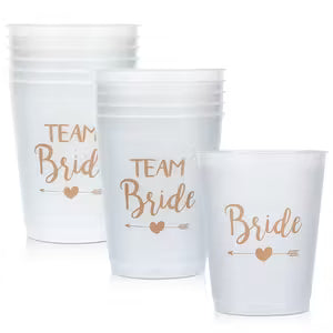 12pc Team Bride 12oz Cups