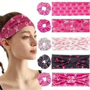Breast Cancer Awareness Headbands for Women