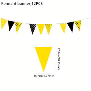 Bee-Themed Party Flags