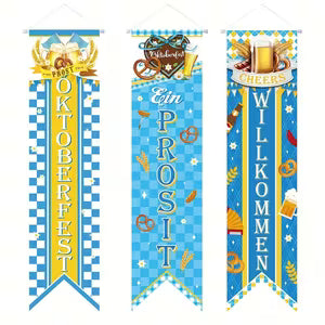 Oktoberfest Party Decorations Bavarian Banners