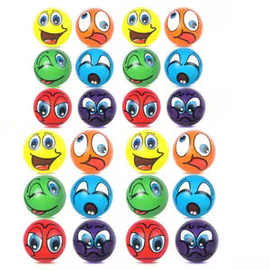 24-Pack 7.6cm + 6.3cm Cartoon Sponge Balls