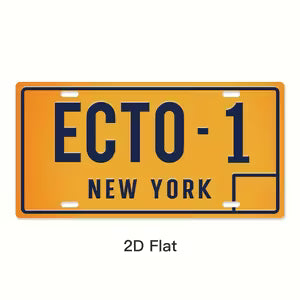ECTO 1 Metal Sign 15x30cm