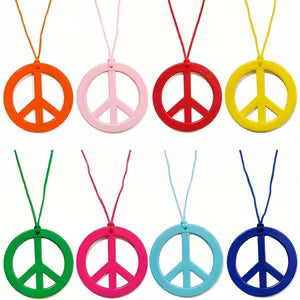 Peace Sign Pendant Necklace