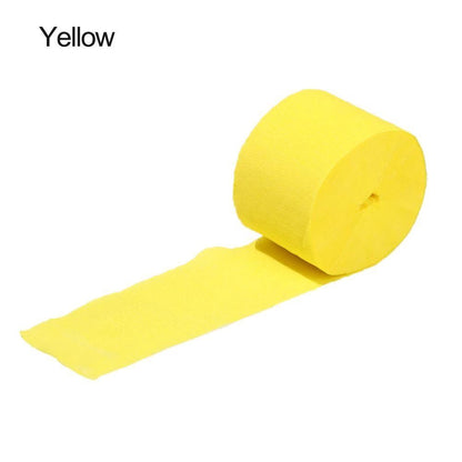 Crepe Paper Streamer Roll - 4.5cm x 25m