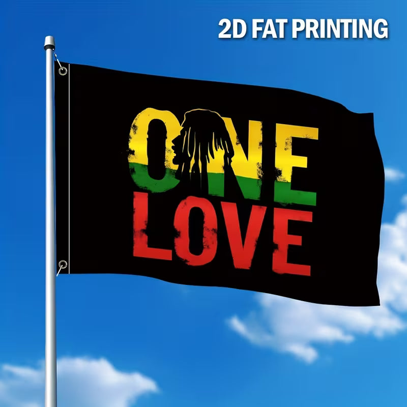 One Love Rainbow Flag