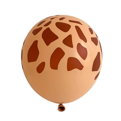 12" Giraffe Animal Latex Balloons