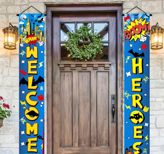 Superhero Welcome Banner