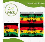 Coconut Tree Pattern Party Napkins