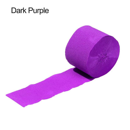 Crepe Paper Streamer Roll - 4.5cm x 25m