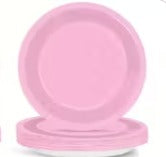 Elegant Pink Party Plates