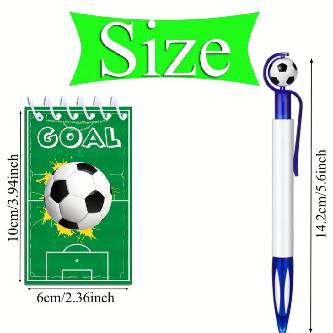 Football Pens and Mini Notebooks