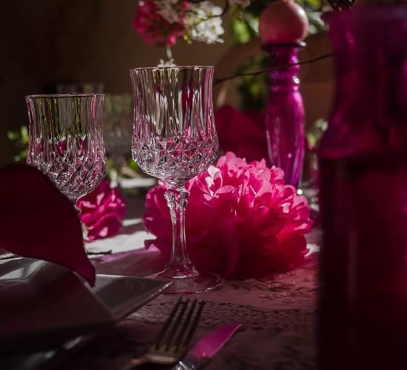 Tissue Paper Pompom Flower - Hot Pink