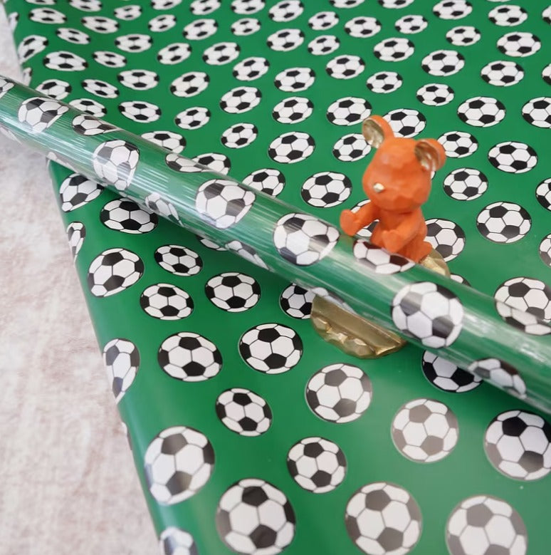 1 Roll Green Football icon wrapping paper