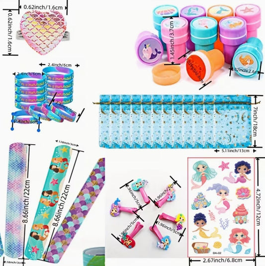 12pcs Mermaid Party Favors Set