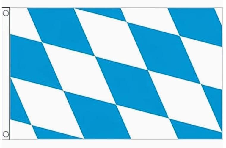 1 pc Bavaria Small Flag – Outdoor Polyester Banner