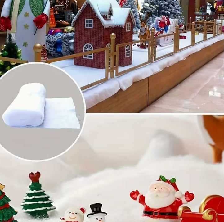 1pc Artificial Snow Blanket Roll for Christmas & Winter Decor