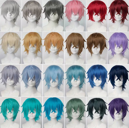 1 pc Unisex Anime Cosplay Wig with Bangs