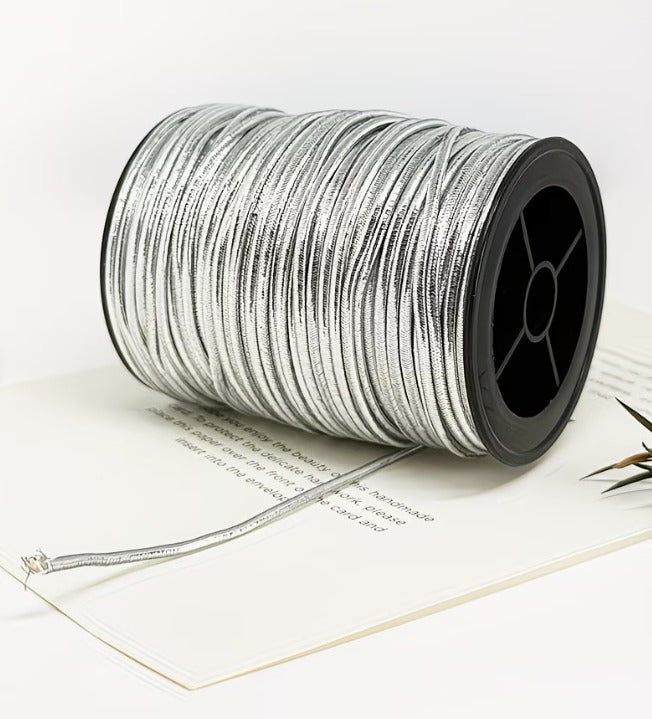 2yards Faux Leather Flat Rope 3mm
