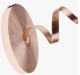5 Yards 3/8-Inch Faux Leather Flat Cord - Mettalic