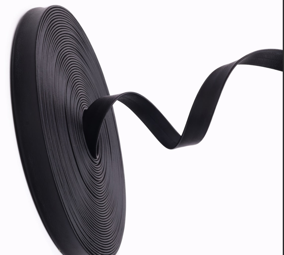5 Yards 3/8-Inch Faux Leather Flat Cord - Matt
