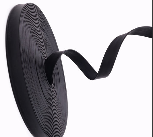 5 Yards 3/8-Inch Faux Leather Flat Cord - Matt