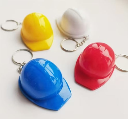 4 pcs Hard Hat Bottle Opener Keychains