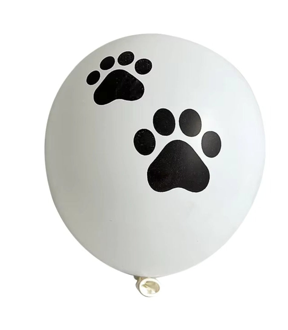 12" Dog Paw Print Balloons Style 2
