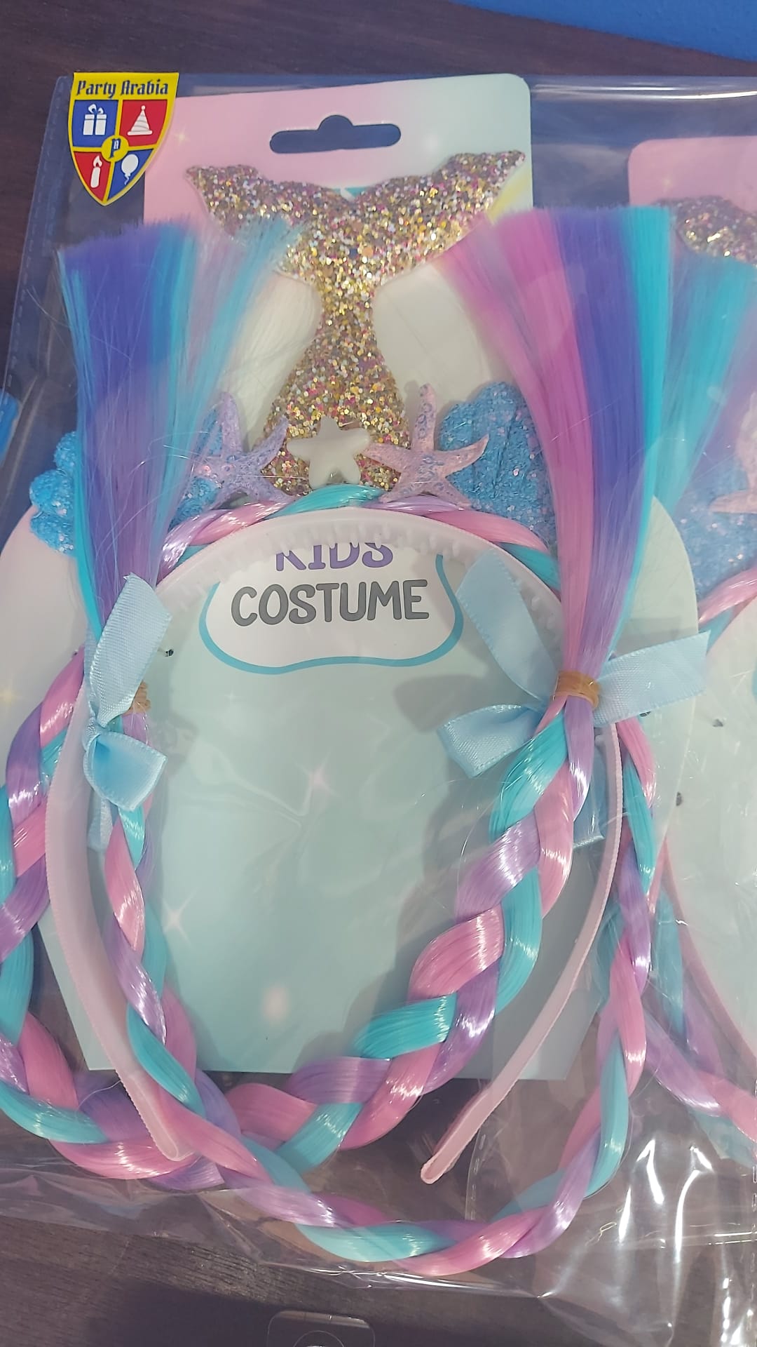Mermaid Headband Wig with Braided Headband