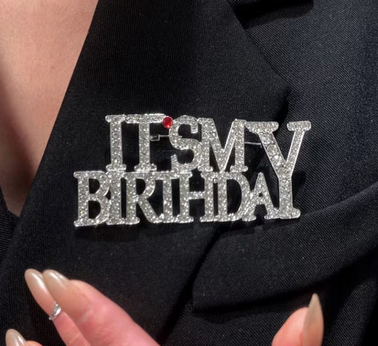 Birthday Brooch Pin
