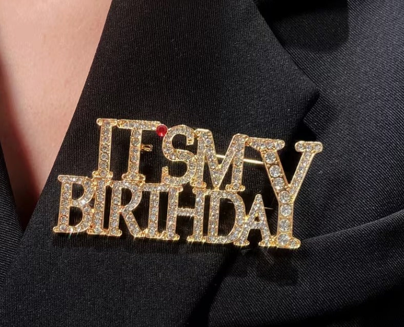 Birthday Brooch Pin