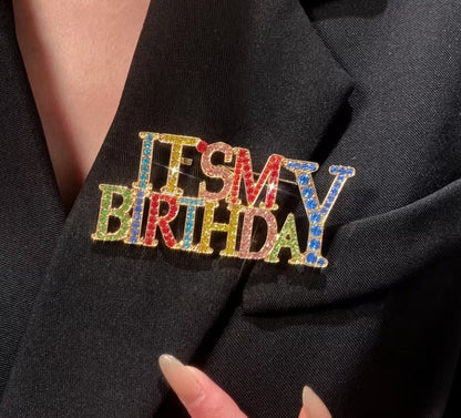 Birthday Brooch Pin