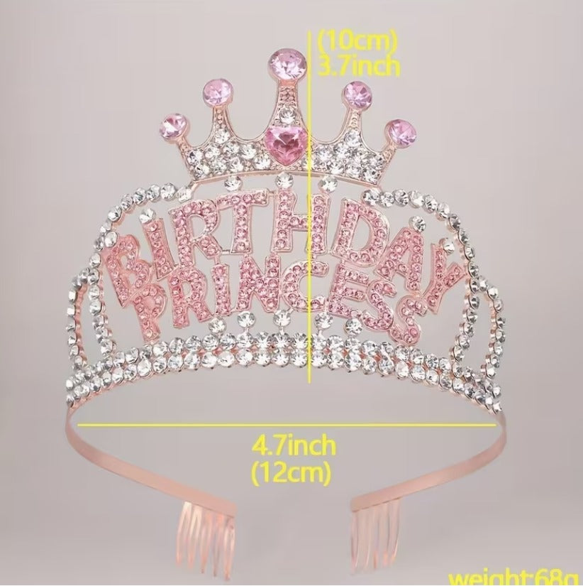 Birthday Crown Tiara Headband