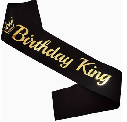 Birthday King/Boy Sash