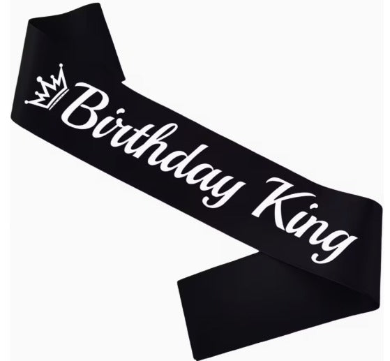 Birthday King/Boy Sash