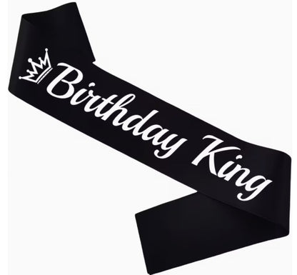 Birthday King/Boy Sash