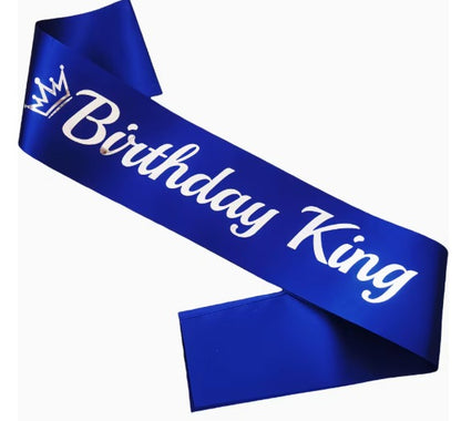 Birthday King/Boy Sash