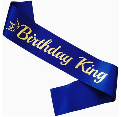 Birthday King/Boy Sash