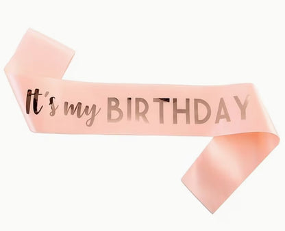 "It's My Birthday " Decoration Strap