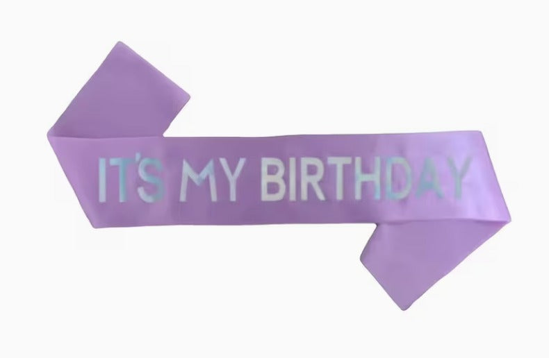 "It's My Birthday " Decoration Strap