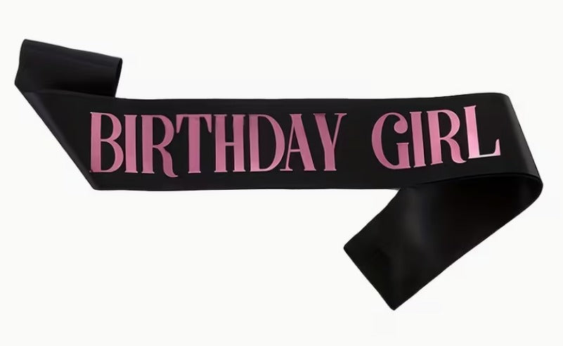 Birthday Girl Sash Ribbon
