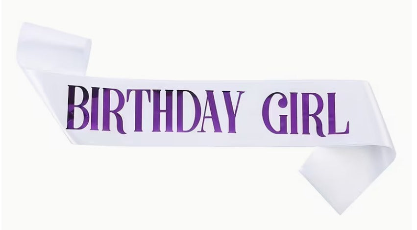 Birthday Girl Sash Ribbon