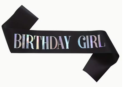 Birthday Girl Sash Ribbon