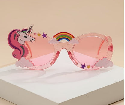 Unicorn Cartoon Party Glasses