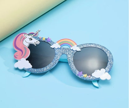 Unicorn Cartoon Party Glasses