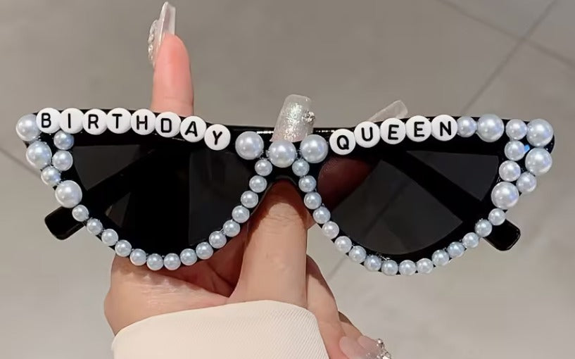 Birthday Queen Cat Eye Glasses