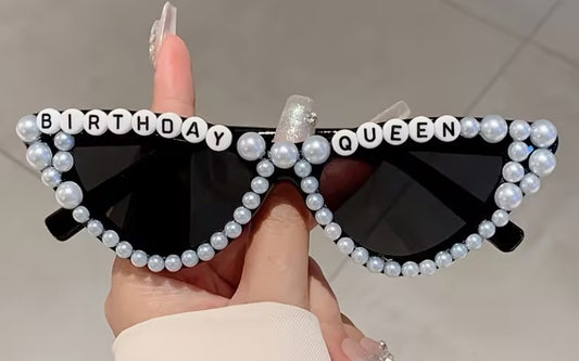 Birthday Queen Cat Eye Glasses
