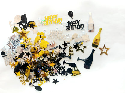 Happy Birthday Glitter Confetti